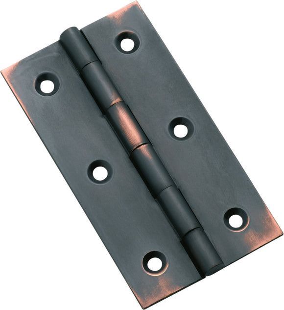 Cabinet Hinge Fixed Pin Antique Copper H76xW41mm