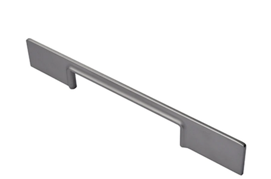 ELITE ALENA HANDLE HOLE CENTRE AVAILABLE IN 4 SIZES : 128MM ,192MM ,256MM ,320MM BRUSHED NICKEL MATT