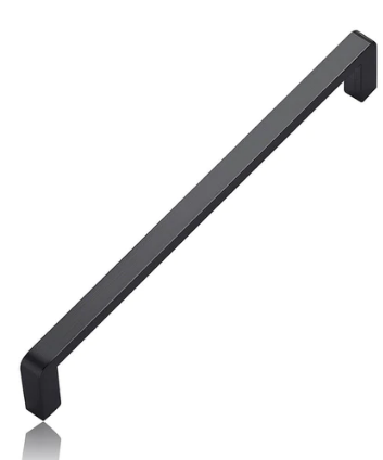 Mardeco 4030 Arezzo Kitchen Cabinet Handle Finish Matt Black - Available In 5 Sizes : 128mm ,160mm ,192mm .256mm ,320mm