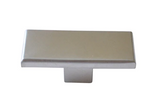 ELITE ADELLA RECTANGLE KNOB 39 x 22 AVAILABLE IN 3 COLOURS : BRUSHED NICKEL , MATT CHROME ,CHROME PLATED