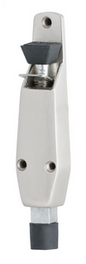 MILES NELSON DOOR STOP & HOLDER FOOT OPERATED SATIN NICKEL
