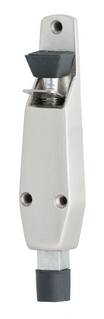 MILES NELSON DOOR STOP & HOLDER FOOT OPERATED SATIN NICKEL
