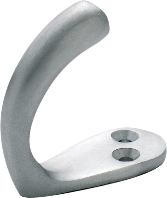 Robe Hook Single Satin Chrome H45xP42mm