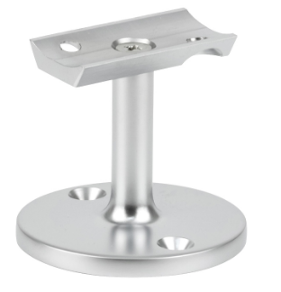 Drake & Wrigley 1030 Short Concave Hand Rail Bracket In 4 Colours : Chrome Plate ,Florentine Bronze,Brass Plate,Satin Chrome Plate
