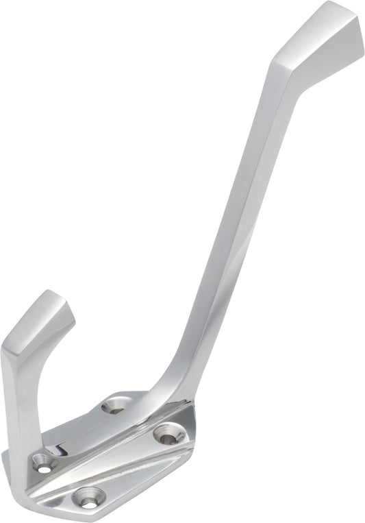 Hat & Coat Hook Deco Chrome Plated H105xP85mm