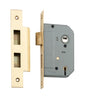 Mortice Lock 5 Lever Satin Brass CTC57mm Backset 46mm