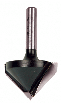 T-CUT VEE GROOVING BIT AVAILABLE IN 5 SIZES  : 9.5mm, 39.7mm, 32.0mm, 22.0mm, 22.0mm