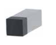 MILES NELSON DOOR STOP 110MM SQUARE WALL MOUNT STAINLESS STEEL
