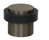 MILES NELSON DOOR STOP 38 x 40MM ROUND IN 2 COLOURS : SATIN GRAPHITE ,SATIN NICKEL