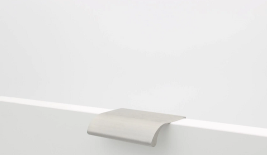 ELITE LUCIA OVERLAY PULL HANDLE HOLE CENTRE AVAILABLE IN 4 SIZES : 32MM ,50MM ,128MM ,256MM BRUSHED NICKEL MATT