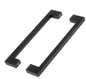 Mardeco 4035 Locarno Pull Handle Back to Back Handle 160mm Finish Black ,Brushed Nickel & Satin Chrome