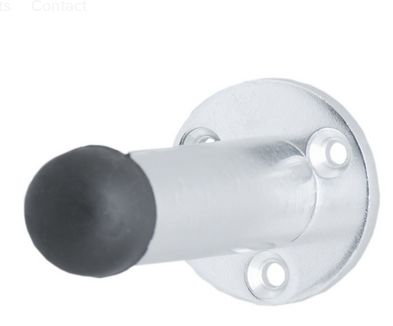 MILES NELSON DOOR STOP WALL MOUNT IN 3 COLOURS : CHROME PLATE ,MATT BLACK ,SATIN CHROME