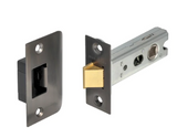 JNF 6070 Tubular Latch 57mm Heavy Duty SS with D Strike Finish Available In 4 Colours : Black ,Bronze ,Satin Brass ,Stainless steel