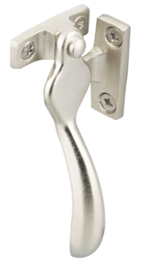 Drake & Wrigley 4104 Wedge Fastener In 8 Colours : Black ,Chrome ,Florentine Bronze ,Oil Rubbed Bronze ,Brass ,Satin Bronze ,Satin Chrome ,Satin Nickle