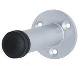 MILES NELSON DOOR STOP WALL MOUNT 90MM ON BRASS  IN 3 COLOURS : SATIN CHROME ,SATIN GRAPHITE ,SATIN NICKEL