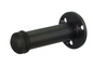 MILES NELSON DOOR STOP WALL MOUNT 90MM ON BRASS  IN 3 COLOURS : SATIN CHROME ,SATIN GRAPHITE ,SATIN NICKEL