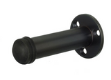 MILES NELSON DOOR STOP WALL MOUNT 90MM ON BRASS  IN 3 COLOURS : SATIN CHROME ,SATIN GRAPHITE ,SATIN NICKEL
