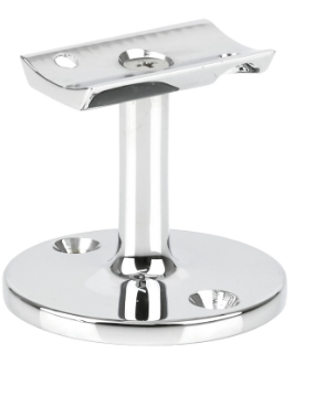 Drake & Wrigley 1030 Short Hand Rail Bracket In 4 Colours : Chrome Plate ,Florentine Bronze ,Brass Plate ,Satin Chrome Plate