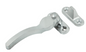 Jaeco Standard Wedge Fastener In 6 Colours : Brass Plate ,Chrome ,Florentine Bronze ,Satin Chrome ,Satin Nickel ,White