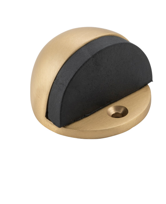 Door Stop Oval Satin Brass H29xD40mm