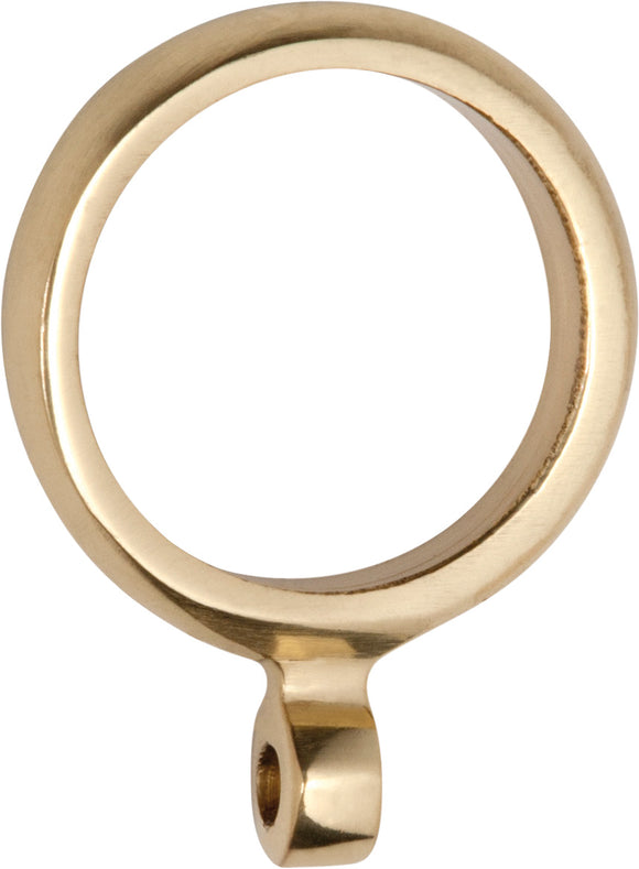 Curtain Ring Polished Brass ID25mm