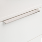 Kethy Edge Pull 300mm O/A 128mm x 2 C to C Aluminium Brushed Inox Anodised & Black Anodised & Brushed