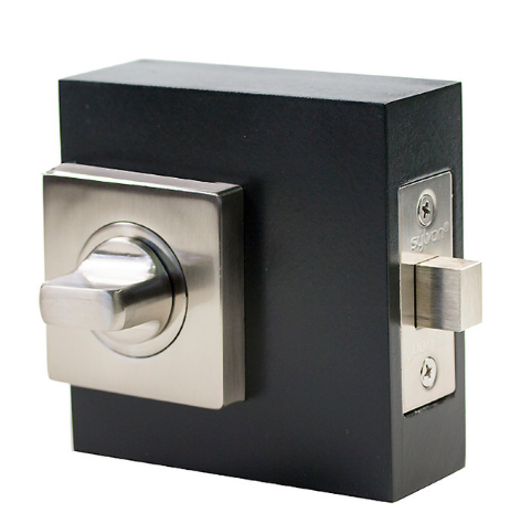 Sylvan Square Bathroom Latch 6x6mm,70mm Spindle Stainless steel