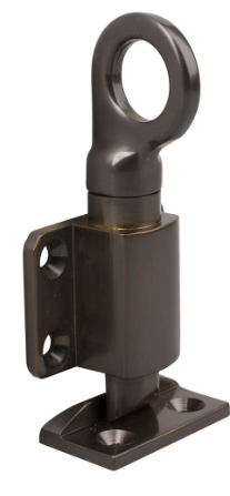 Drake & Wrigley 4120 Ring Pull Spring Catch In 7 Colours : Chrome ,Florentine Bronze ,Oil Rubbed Bronze ,Brass ,Satin Bronze ,Satin Chrome ,Satin Nickle