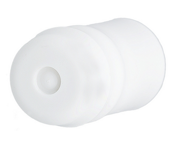MILES NELSON DOOR STOP PLASTIC CUSHION CONCEALED FIX WHITE
