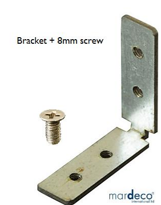 Mardeco 4555 Calabria Aluminium Extrusion Handle Overall Size - 4m Finish Available In 4 Colours : Anodised Black ,Anodised Bronze ,Anodised Chrome ,Powder Coated White