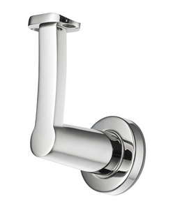 MILES NELSON BANNISTER BRACKET SATIN STAINLESS STEEL WITH BASE SS 316