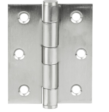 Drake & Wrigley 4506FP Butt Hinge 6 Counter Sunk Holes Fixed Pin In 6 Colours : Chrome ,Florentine Bronze ,Brass ,Satin Chrome ,Satin Nickle Plate ,Stainless Steel