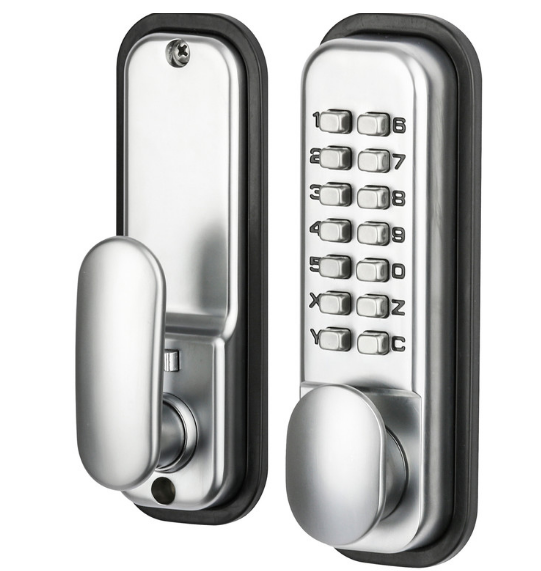 Sylvan Mechanical Digital Entrance Lock - Satin Chrome Plate