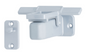 MILES NELSON DOOR STOP LATCHING SATIN CHROME