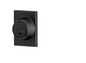 Sylvan Square Double  Cylinder Handle Set Zinc  - Black & Satin Chrome Plate Finish