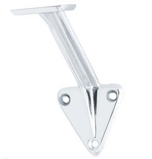 MILES NELSON BANNISTER BRACKET IN 5 COLOURS : BRASS, CHROME, FLORENTINE BRONZE, WHITE, SATIN FINISH