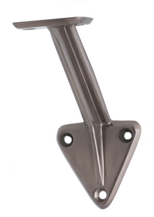 MILES NELSON BANNISTER BRACKET IN 5 COLOURS : BRASS, CHROME, FLORENTINE BRONZE, WHITE, SATIN FINISH