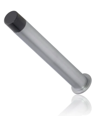 Mardeco 5040 Long Door Stop Wall Mount 16mm x 120mm, Finish Available In 3 Colours  : Black ,Brushed Nickel & Satin Chrome