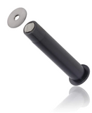 Mardeco 5041 Magnetic Door Stop 16mm x 83mm, Finish Available In 3 Colours  : Black ,Brushed Nickel & Satin Chrome