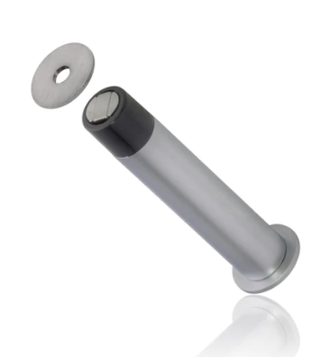 Mardeco 5041 Magnetic Door Stop 16mm x 83mm, Finish Available In 3 Colours  : Black ,Brushed Nickel & Satin Chrome