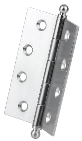 Drake & Wrigley 4507LP Butt Hinge 8 Counter Sunk Holes Loose Pin In 5 Colours : Chrome ,Florentine Bronze ,Brass ,Satin Chrome ,Stainless Steel