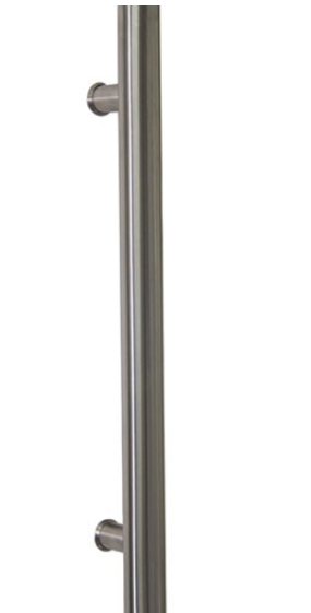 Sylvan Door Pull Oval Pull and overall lengths 600mm x 420mm BC 316 SS - Polished stainless steel & Brushed Stainless steel Finish