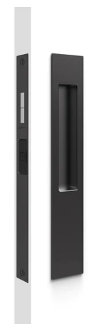 Mardeco 8105 M Series Snib Lock Flush Pull Set. Exterior Plain Plate. - Available In 7 Colours : Black ,Bronze ,Brushed Nickel ,Brushed Satin Chrome ,Polished Chrome ,Satin Brass ,Satin Chrome