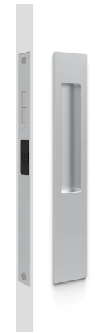 Mardeco 8105 M Series Snib Lock Flush Pull Set. Exterior Plain Plate. - Available In 7 Colours : Black ,Bronze ,Brushed Nickel ,Brushed Satin Chrome ,Polished Chrome ,Satin Brass ,Satin Chrome