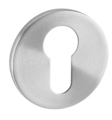 JNF European Cylinder Key Hole 40mm & 50mm Finish : Stainless Steel