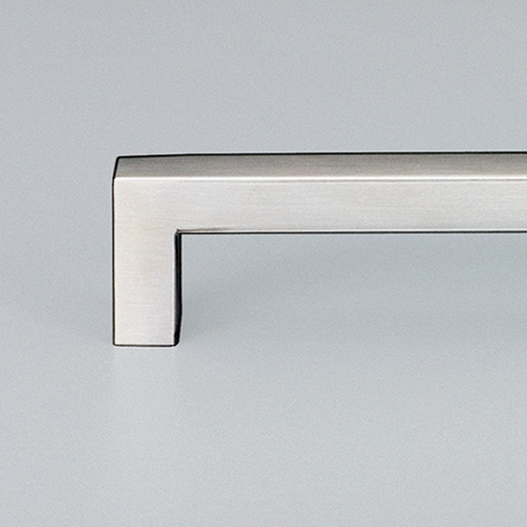 Kethy Roma 10mm Square Polished S/Steel Kitchen Handle C to C Available In 4 Sizes : 234mm x 224mm ,298mm x 288mm , 400mm x 390mm ,500mm x 490mm