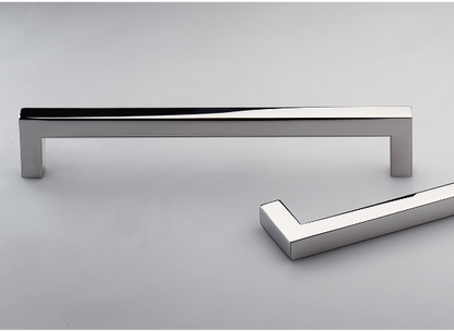Kethy Roma 10mm Square Polished S/Steel Kitchen Handle C to C Available In 4 Sizes : 234mm x 224mm ,298mm x 288mm , 400mm x 390mm ,500mm x 490mm