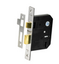 Sylvan 3 Lever Mortice Lock 2.5" S717 Rebate Kit - Nickel plate. & Polished brass