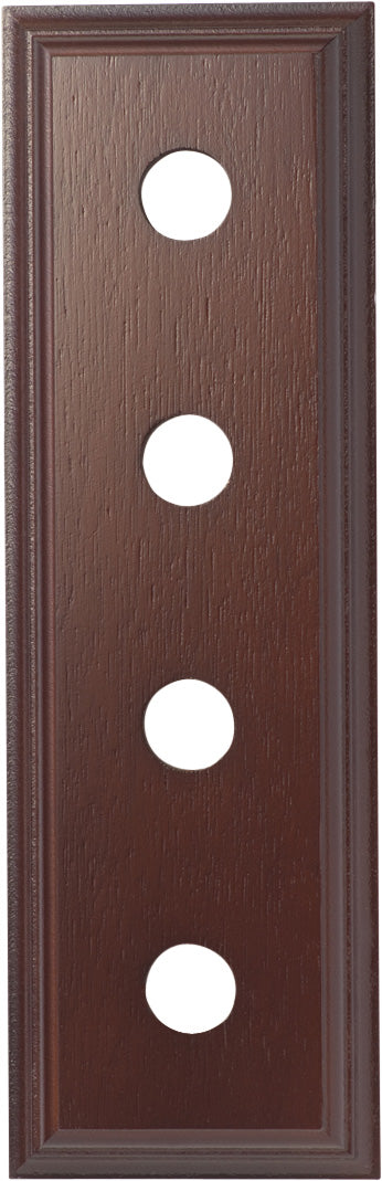 Switch Socket Block Classic Quad Cedar H90xL280mm