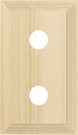 Switch Socket Block Classic Double Pine H90xL155mm